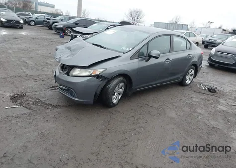 2013 Honda Civic Lx z USA, uszkodzony, nr VIN 19XFB2F53DE013213
